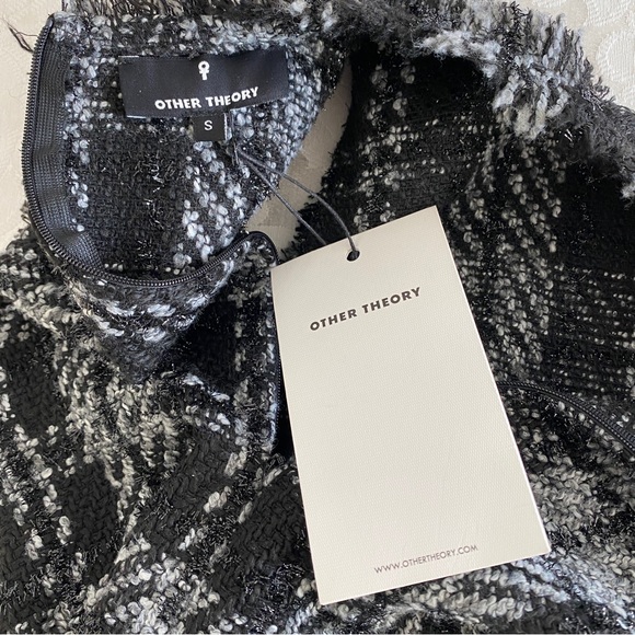 Other Theory check tweed fringe trim dream. Tag still on. - Picture 9 of 11